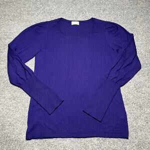 TSE Sweater Womens Small Purple Cashmere Long Sleeve Lightweight Pullover